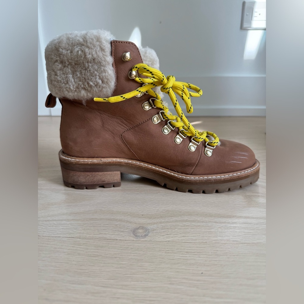Boden Lace-up Hiking Boots Women’s size 7.5 - Picture 4 of 14